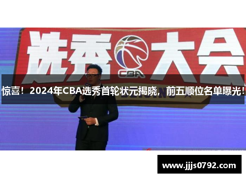 惊喜！2024年CBA选秀首轮状元揭晓，前五顺位名单曝光！